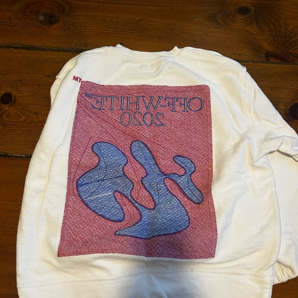 Off-White Graphic Sweatshirt White and Pink